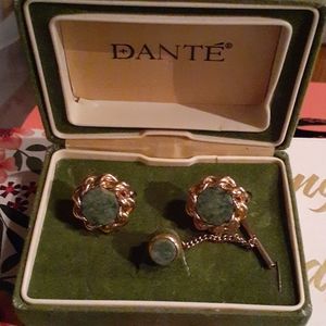 Dante Cufflinks and Tie Tack Set